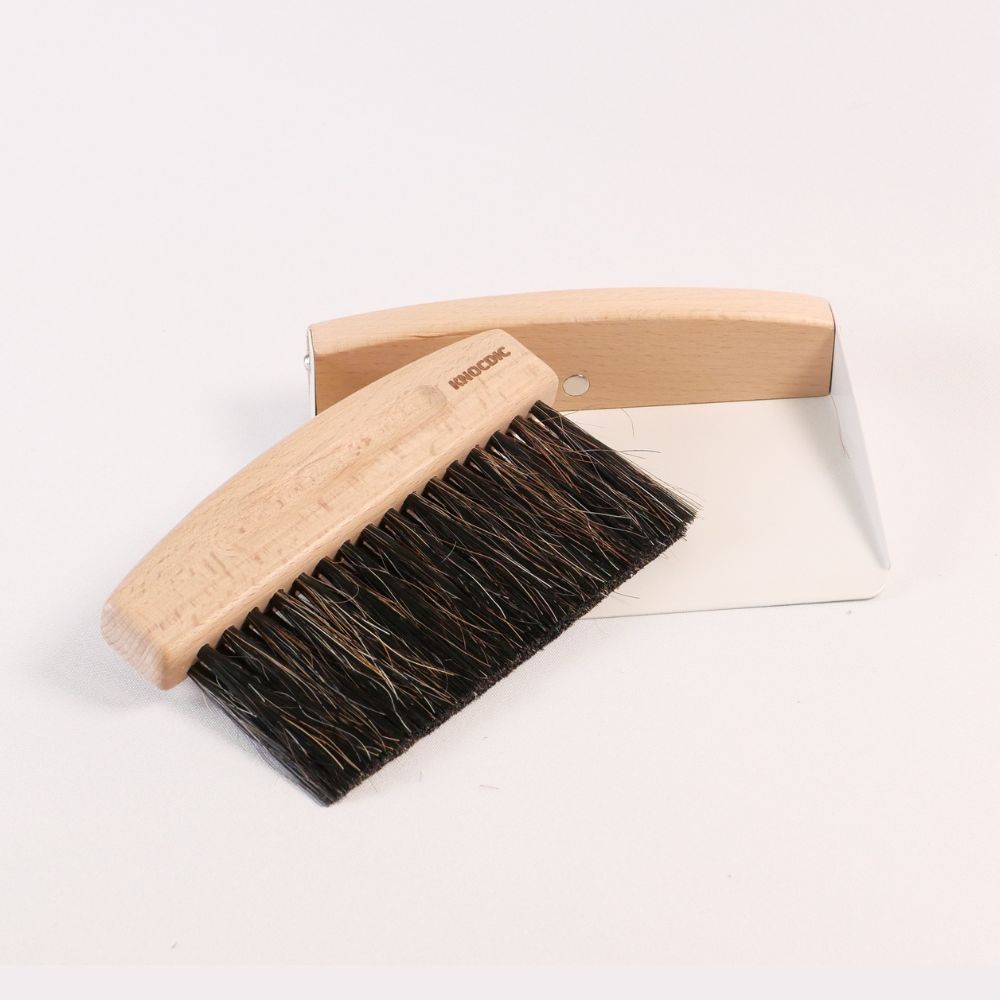 KNOCDIC® Magnetic Dustpan & Horsehair Brush