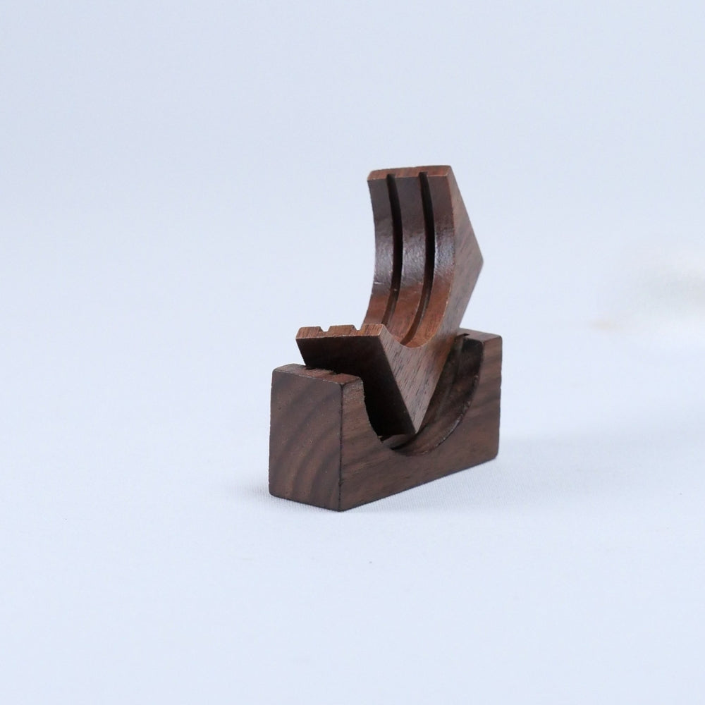 Walnut Espresso Puck Screen Holder