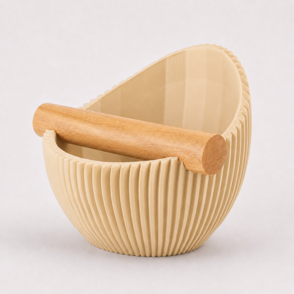 The Nova Coffee Knock Box with Real Oak Wood Bar - Knocdic