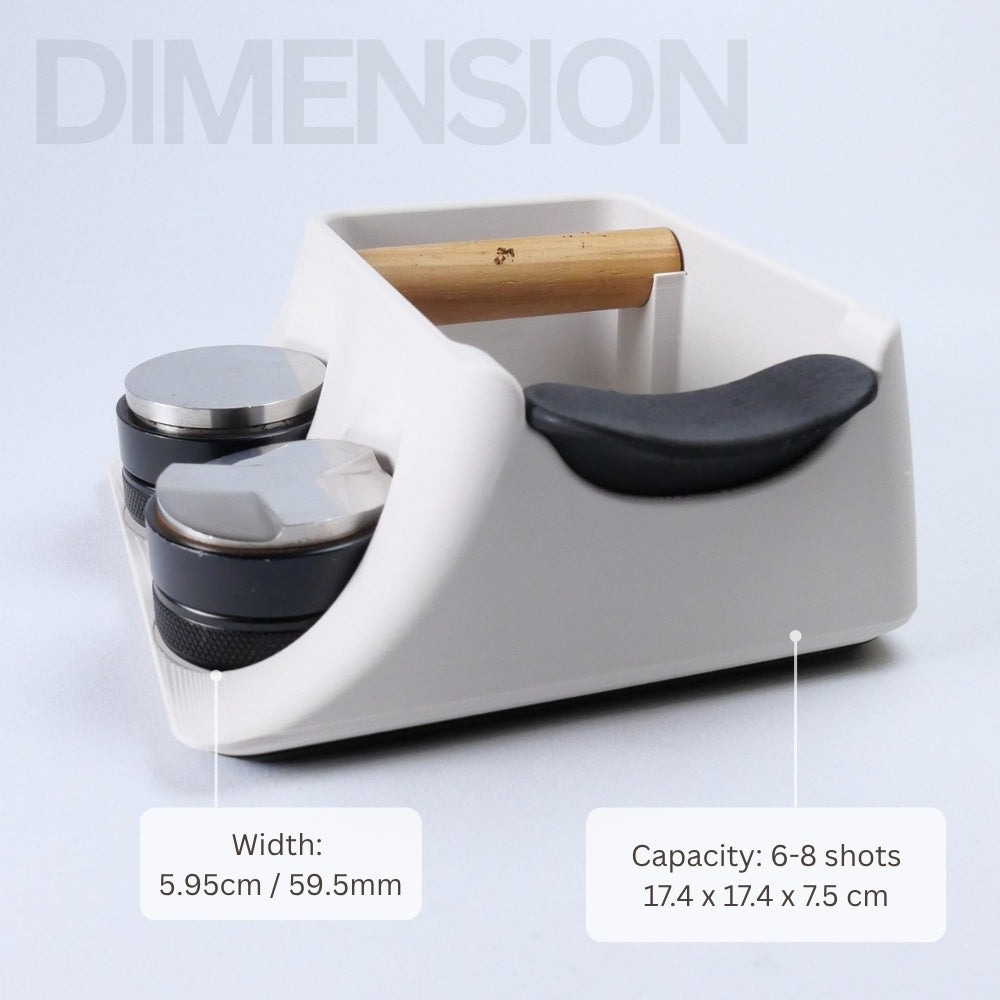 The Hub | Coffee Knock Box,Tamping Station, Tamper Holder