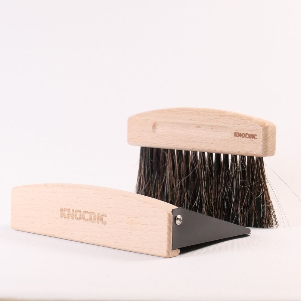 KNOCDIC® Magnetic Dustpan & Horsehair Brush