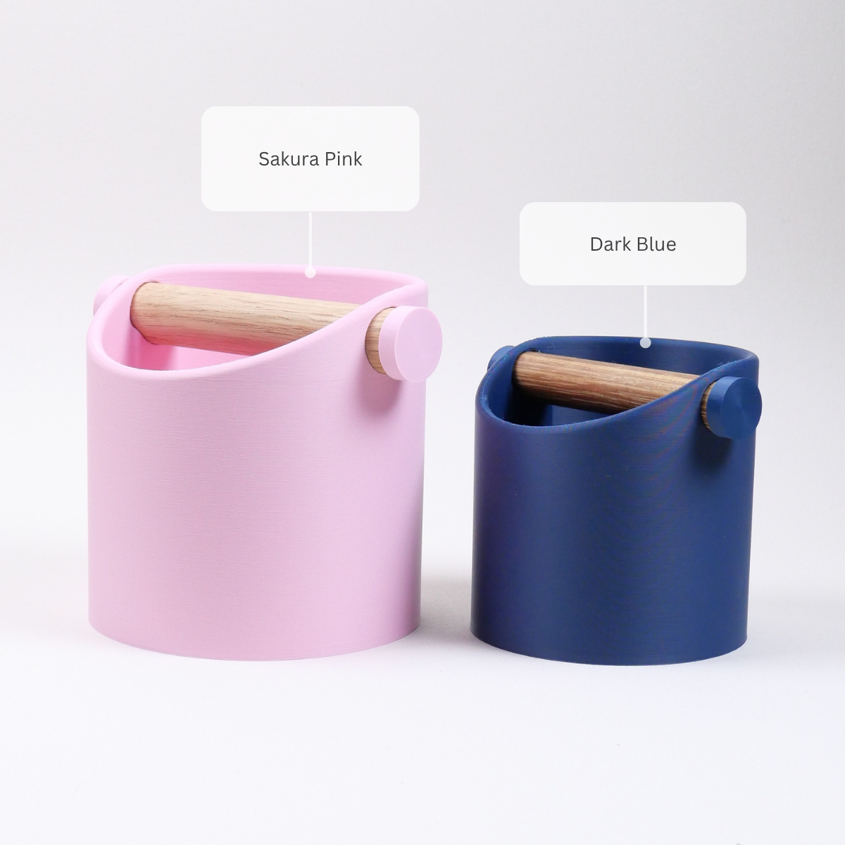 The Minimalist | Knock Box With Oak or Iroko Knock Bar - Knocdic