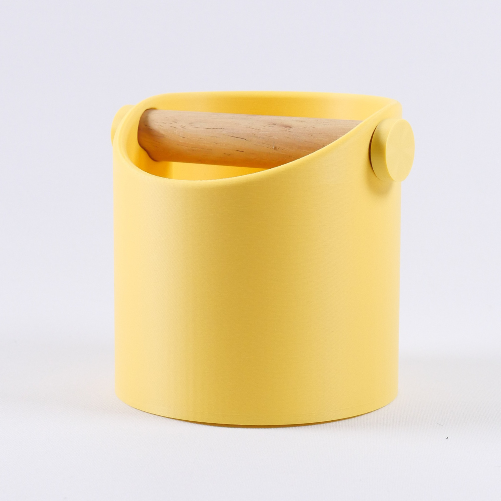 The Minimalist | Knock Box With Oak or Iroko Knock Bar