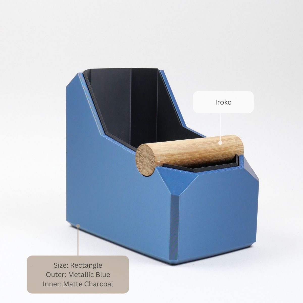 The Box | Knock Box With Oak or Iroko Knock Bar