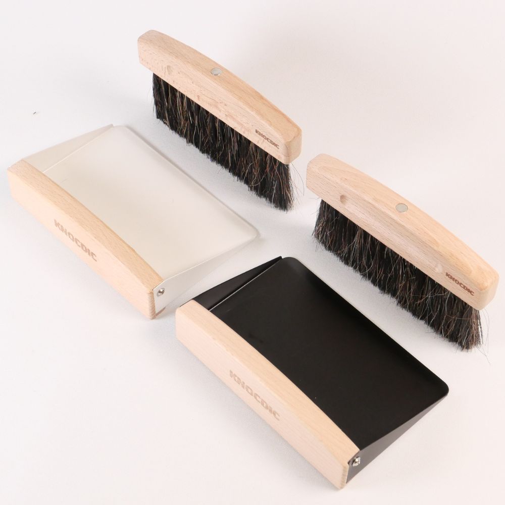 KNOCDIC® Magnetic Dustpan & Horsehair Brush
