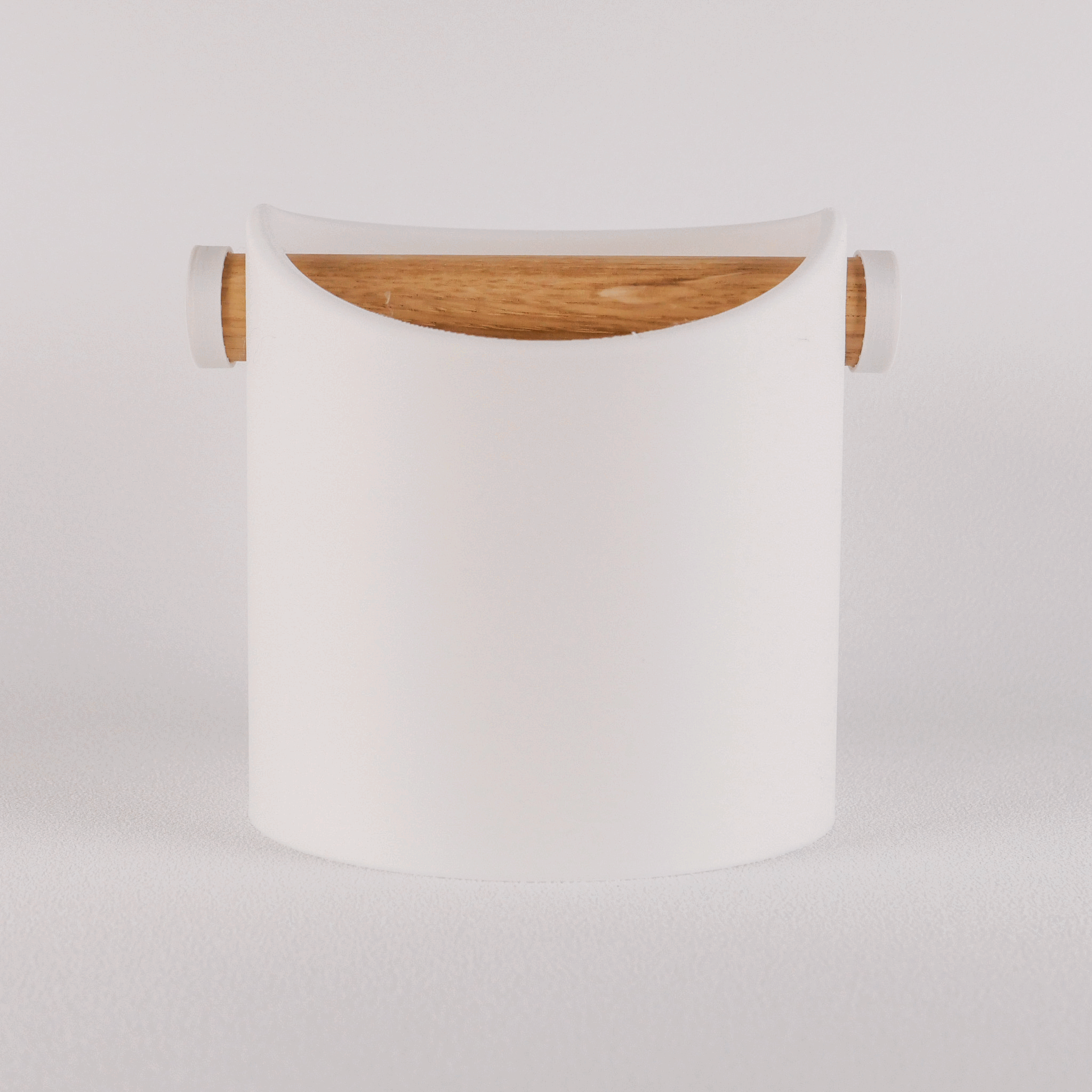 The Minimalist | Knock Box With Oak or Iroko Knock Bar - Knocdic