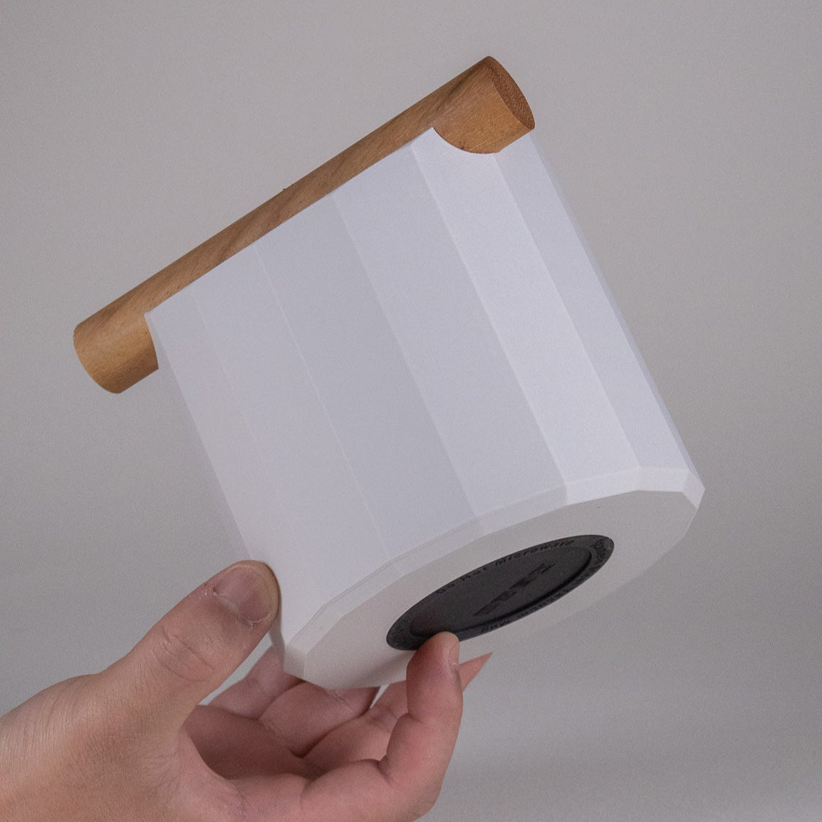 The Facet | Knock Box With Oak or Iroko Knock Bar - Knocdic