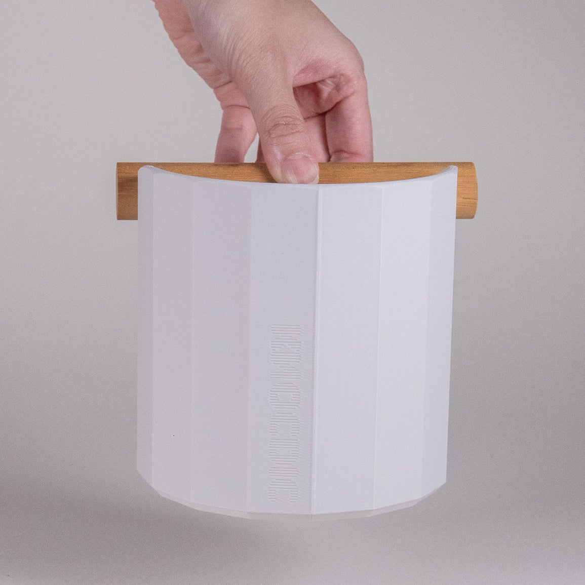 The Facet | Knock Box With Oak or Iroko Knock Bar - Knocdic