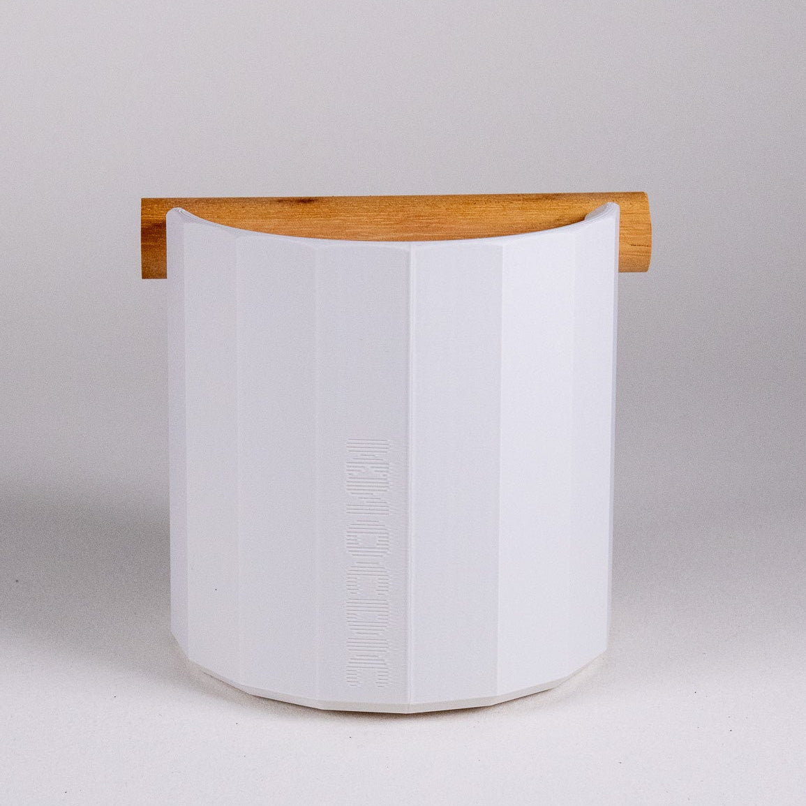 The Facet | Knock Box With Oak or Iroko Knock Bar - Knocdic