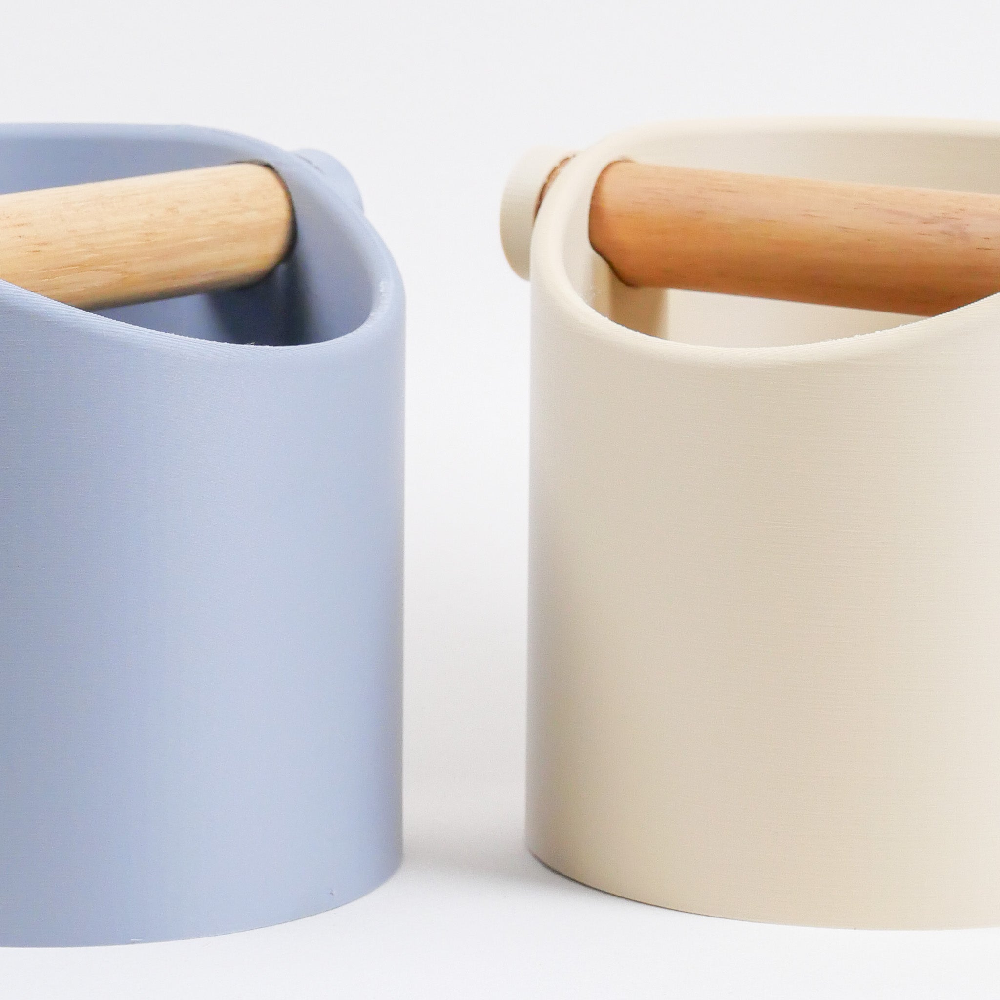 The Minimalist | Knock Box With Oak or Iroko Knock Bar - Knocdic