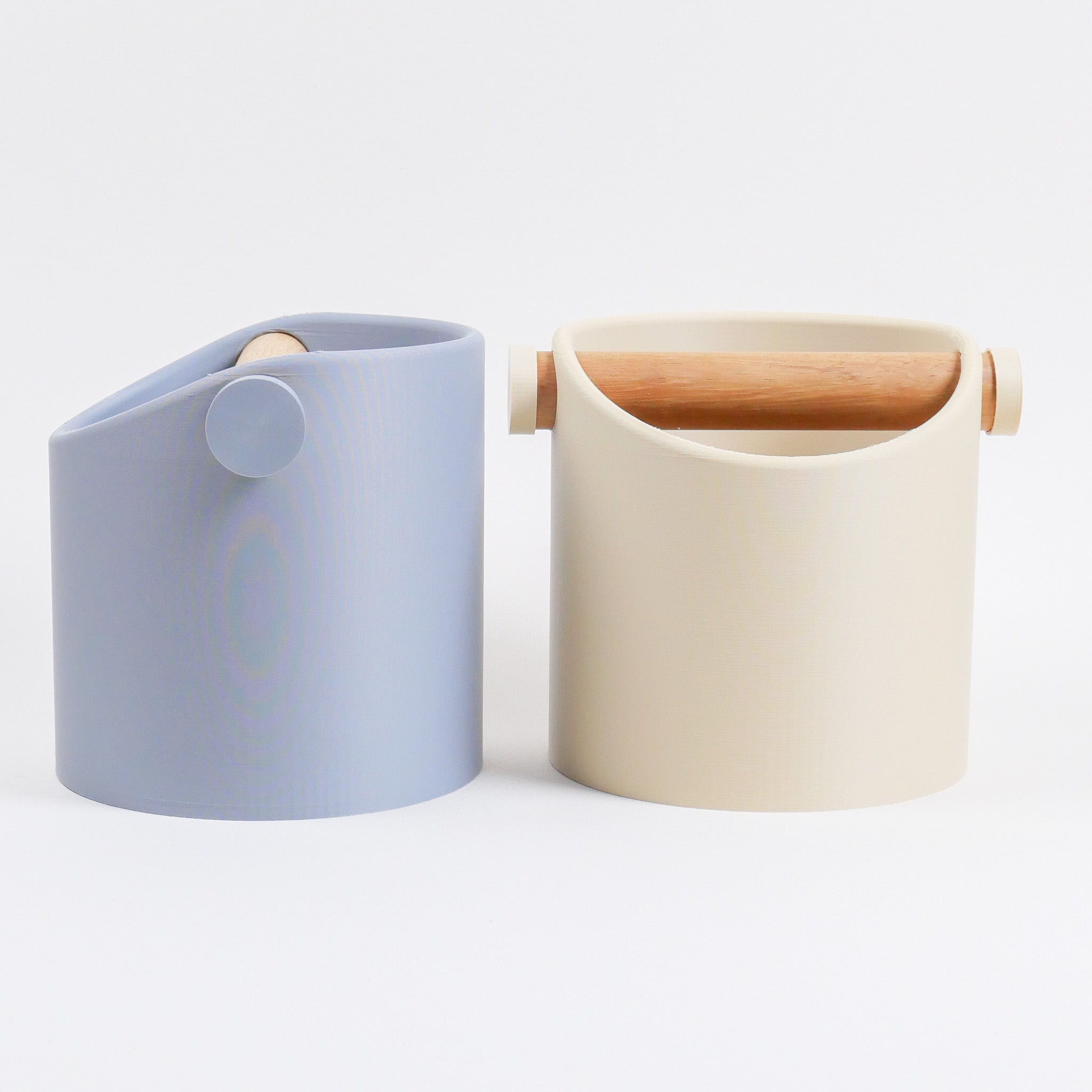 The Minimalist | Knock Box With Oak or Iroko Knock Bar - Knocdic
