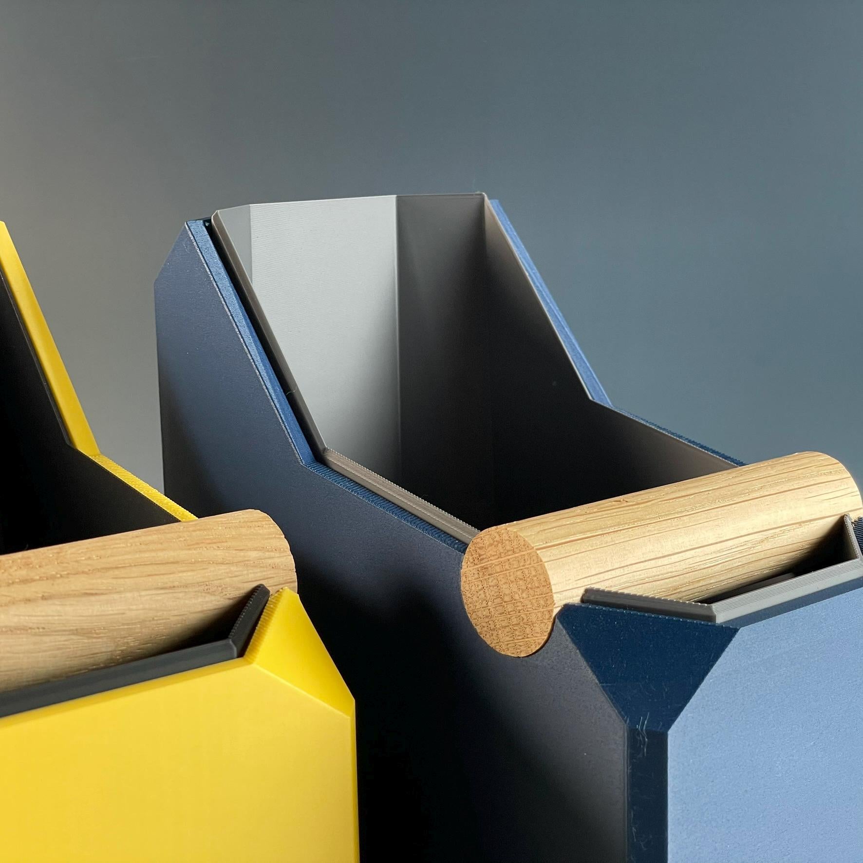 The Box | Knock Box With Oak or Iroko Knock Bar - Knocdic