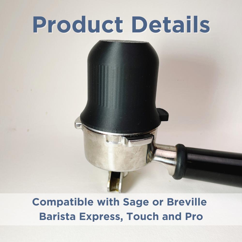 54/56/58mm Coffee Bean Dosing Cup With Grinder Activating Tab For Sage or Breville - Knocdic