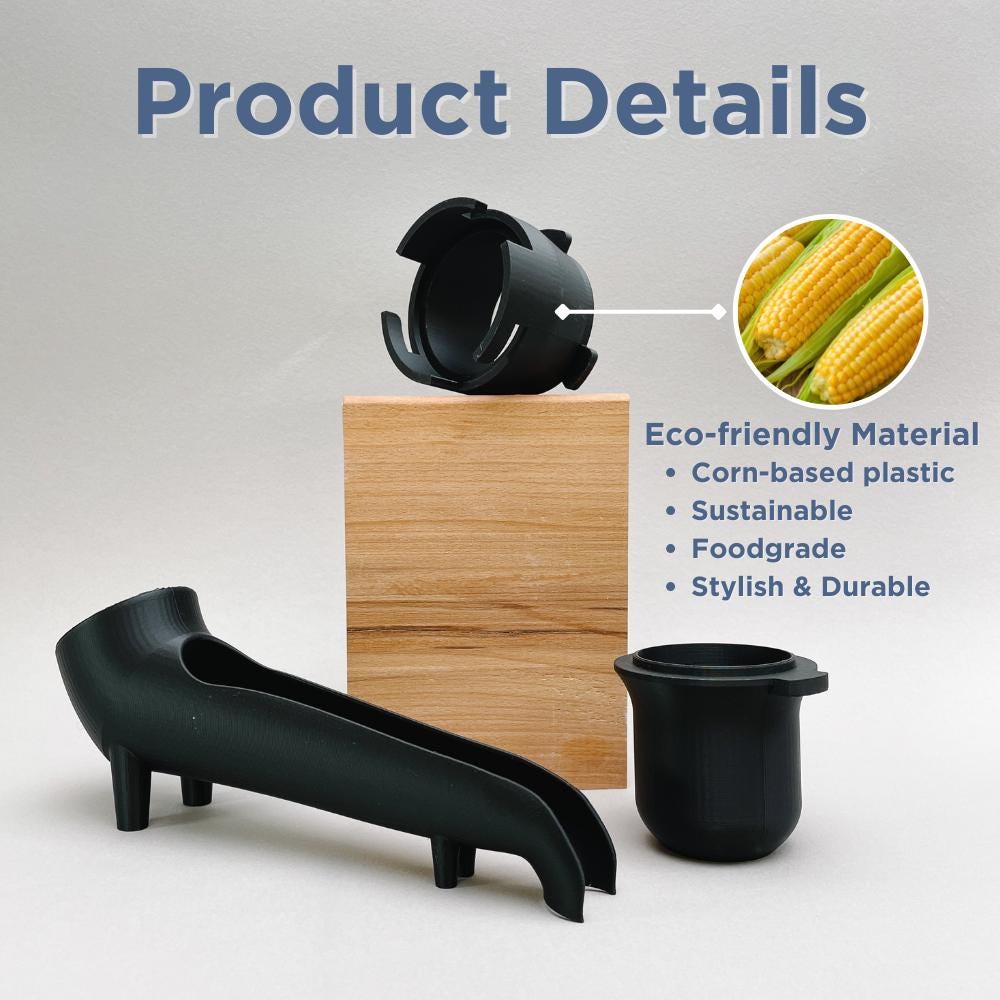 Sage Breville Barista Pro Coffeec Machines Accessories | 54mm Dosing Funnel, 54mm Dosing Cup, Water Tank Filler Funnel - Knocdic