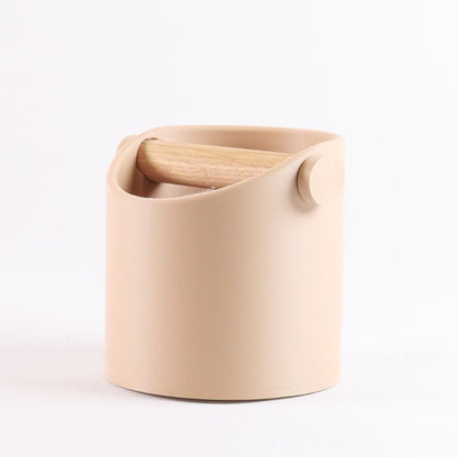 The Minimalist | Knock Box With Oak or Iroko Knock Bar