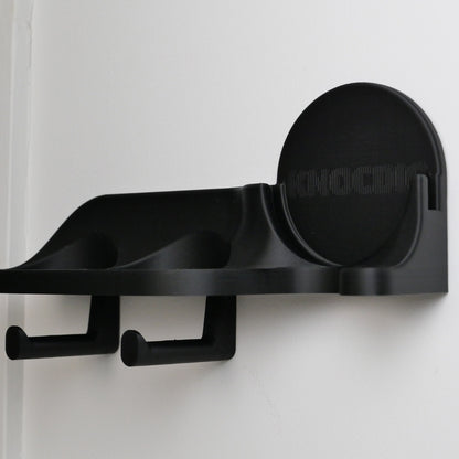 Wall Mount Portafilter Holder for 51/54/58mm Portafilter, Tamper, Dosing Funnel - Knocdic