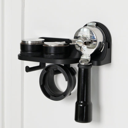 Wall Mount Portafilter Holder for 51/54/58mm Portafilter, Tamper, Dosing Funnel - Knocdic