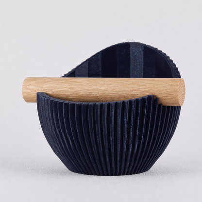 The Nova Coffee Knock Box with Real Oak Wood Bar - Knocdic