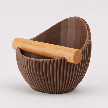 The Nova Coffee Knock Box with Real Oak Wood Bar - Knocdic