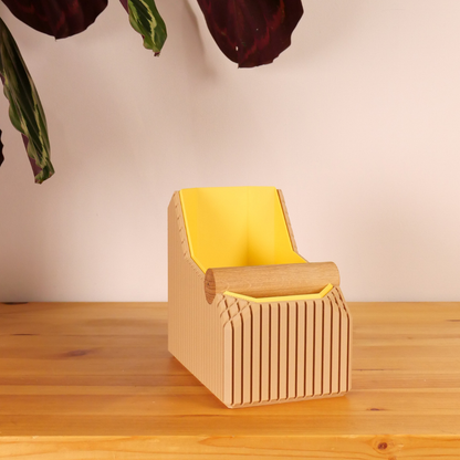 Striped Box | Knock Box With Hardwood Knock Bar