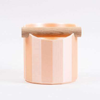 The Facet | Knock Box With Oak or Iroko Knock Bar - Knocdic