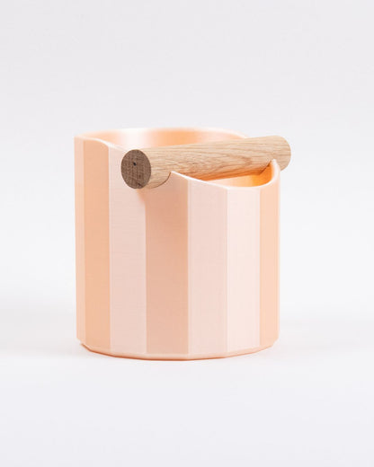 The Facet | Knock Box With Oak or Iroko Knock Bar - Knocdic