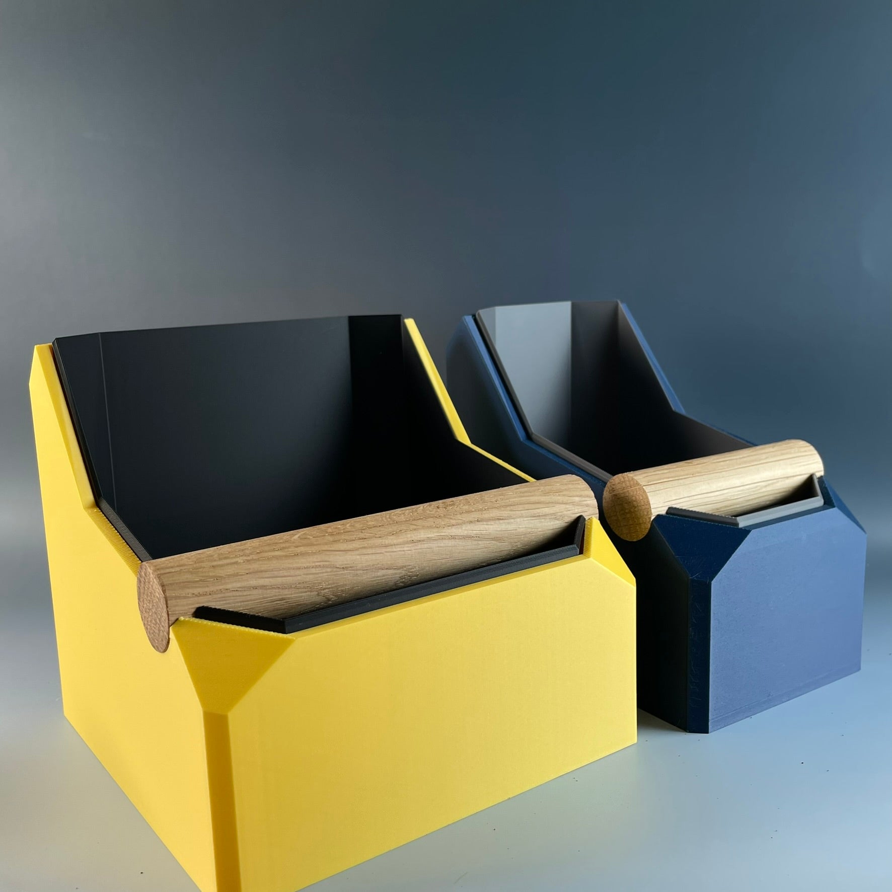 The Box | Knock Box With Oak or Iroko Knock Bar - Knocdic