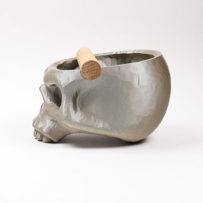 The Skull | Knock Box With Oak or Iroko Knock Bar - Knocdic