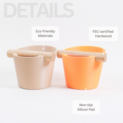 The Nordic | Knock Box With Oak or Iroko Knock Bar