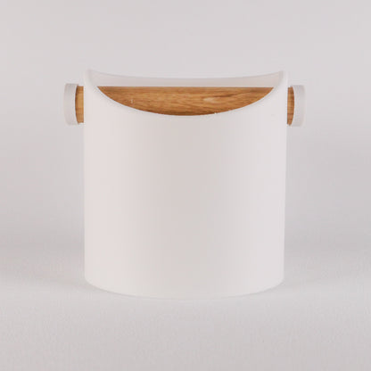 The Minimalist | Knock Box With Oak or Iroko Knock Bar - Knocdic