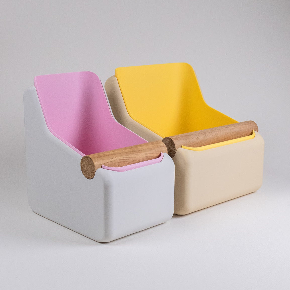 The Curve | Knock Box With Oak or Iroko Knock Bar - Knocdic
