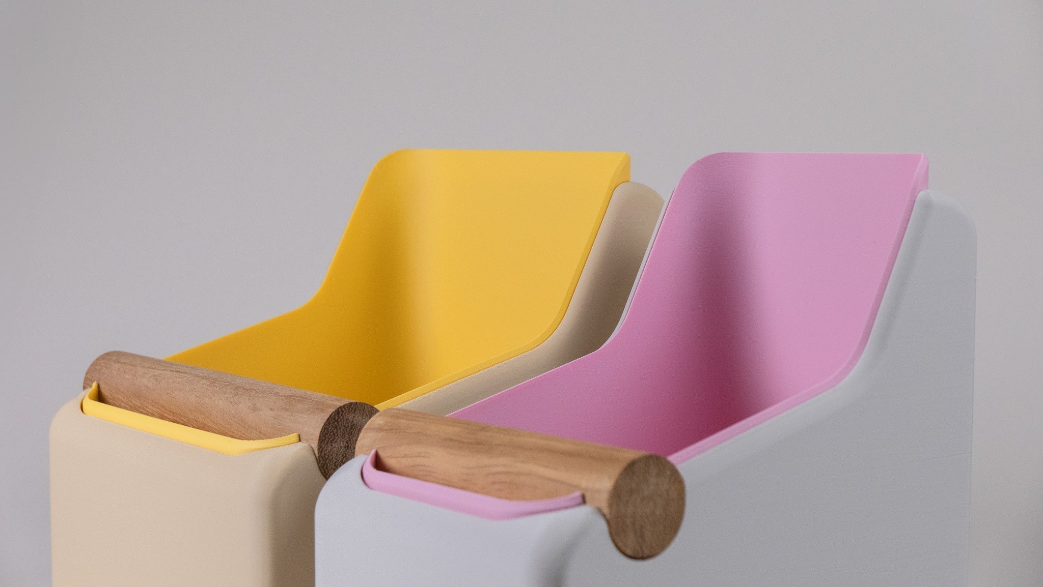 The Curve | Knock Box With Oak or Iroko Knock Bar - Knocdic
