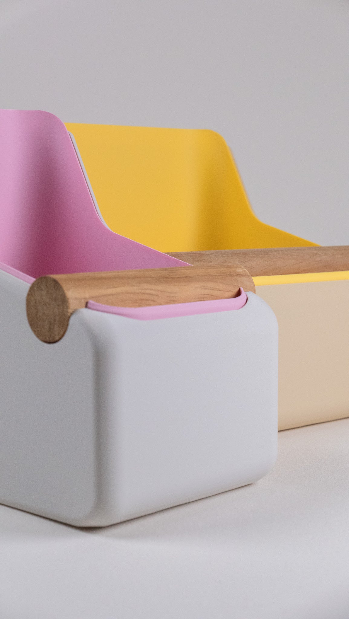 The Curve | Knock Box With Oak or Iroko Knock Bar - Knocdic