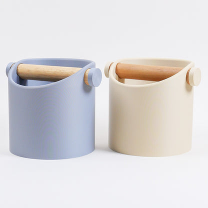 The Minimalist | Knock Box With Oak or Iroko Knock Bar - Knocdic