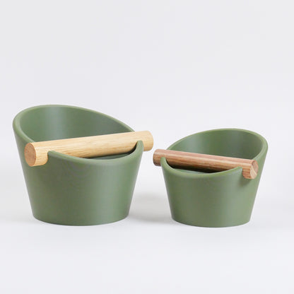 The Oval | Knock Box With Oak or Iroko Knock Bar - Knocdic