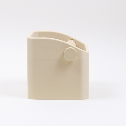 The Square | Knock Box With Oak or Iroko Knock Bar - Knocdic