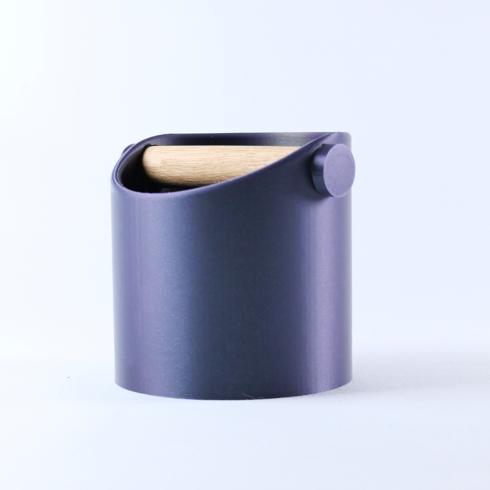 The Minimalist | Knock Box With Oak or Iroko Knock Bar