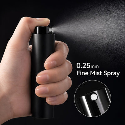 Close-up of anti-static coffee bean sprayer with 0.25mm fine mist nozzle