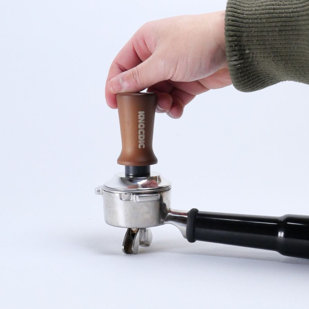 Espresso Tamper with Spring-Loaded Base