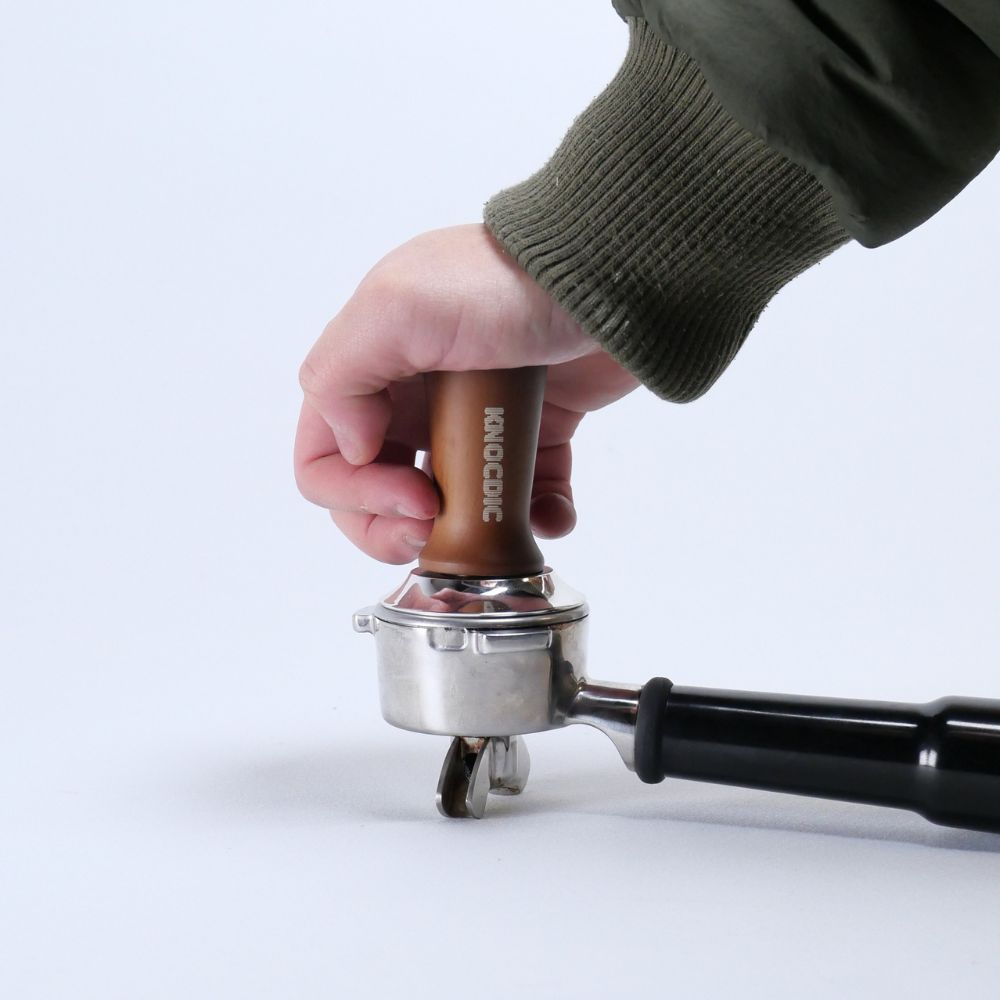 Espresso Tamper with Spring-Loaded Base