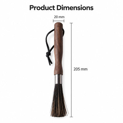 KNOCDIC® Magnetische stoffer en blik met paardenhaar