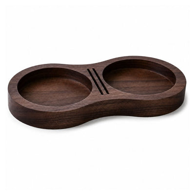 Universal Walnut Coffee Accessories Organiser