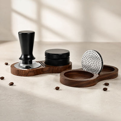 Universal Walnut Coffee Accessories Organiser