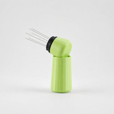 Espresso WDT Tool with Standing Holder in matte apple green