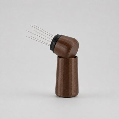Espresso WDT Tool with Standing Holder in galaxy brown