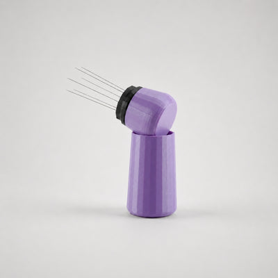Espresso WDT Tool with Standing Holder in matte purple
