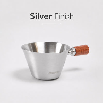 100ml Espresso Measuring Cup with Wooden Handle - Knocdic
