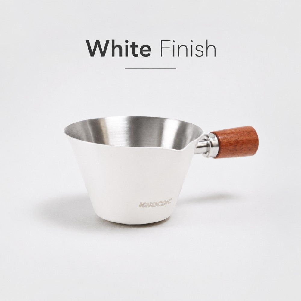 100ml Espresso Measuring Cup with Wooden Handle - Knocdic
