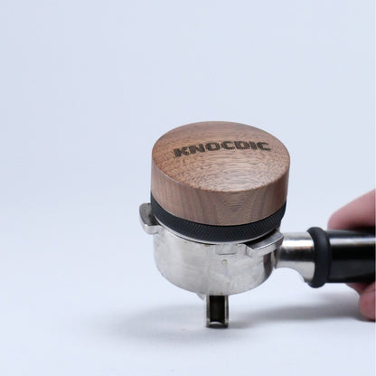 Walnut Adjustable Espresso Distribution Tool - Knocdic