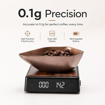 0.1g precision coffee scale weighing coffee beans